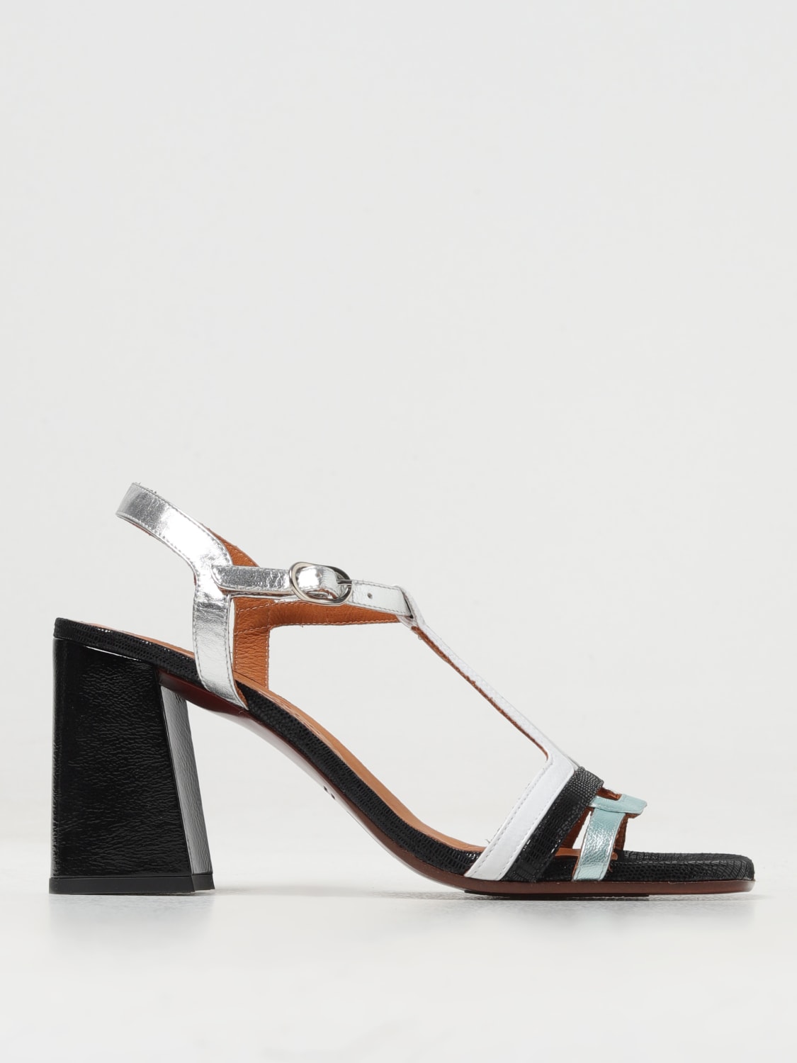 CHIE MIHARA Heeled sandals woman Silver CHIE MIHARA heeled