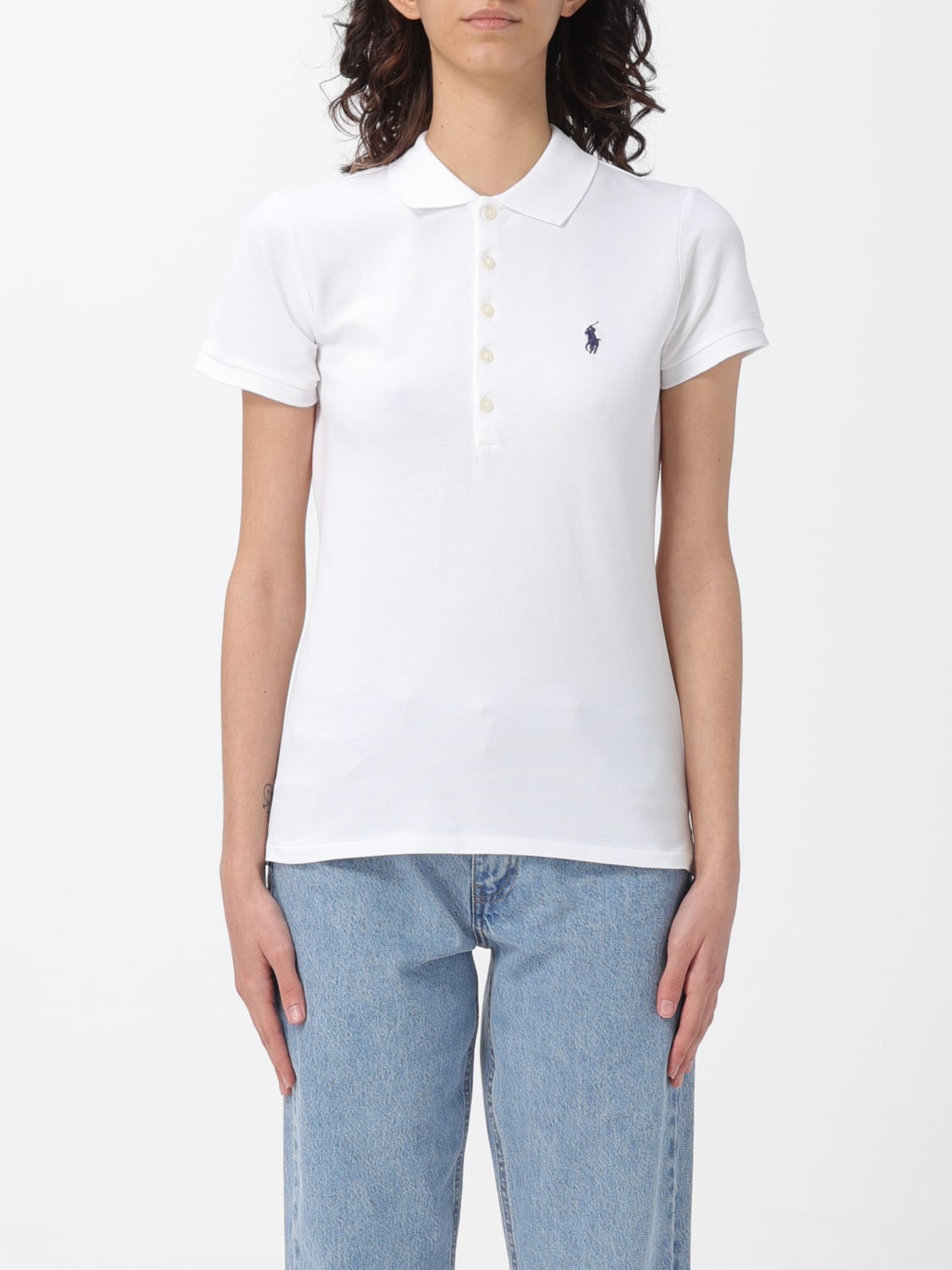 POLO RALPH LAUREN: Shirt woman - White | POLO RALPH LAUREN polo shirt ...