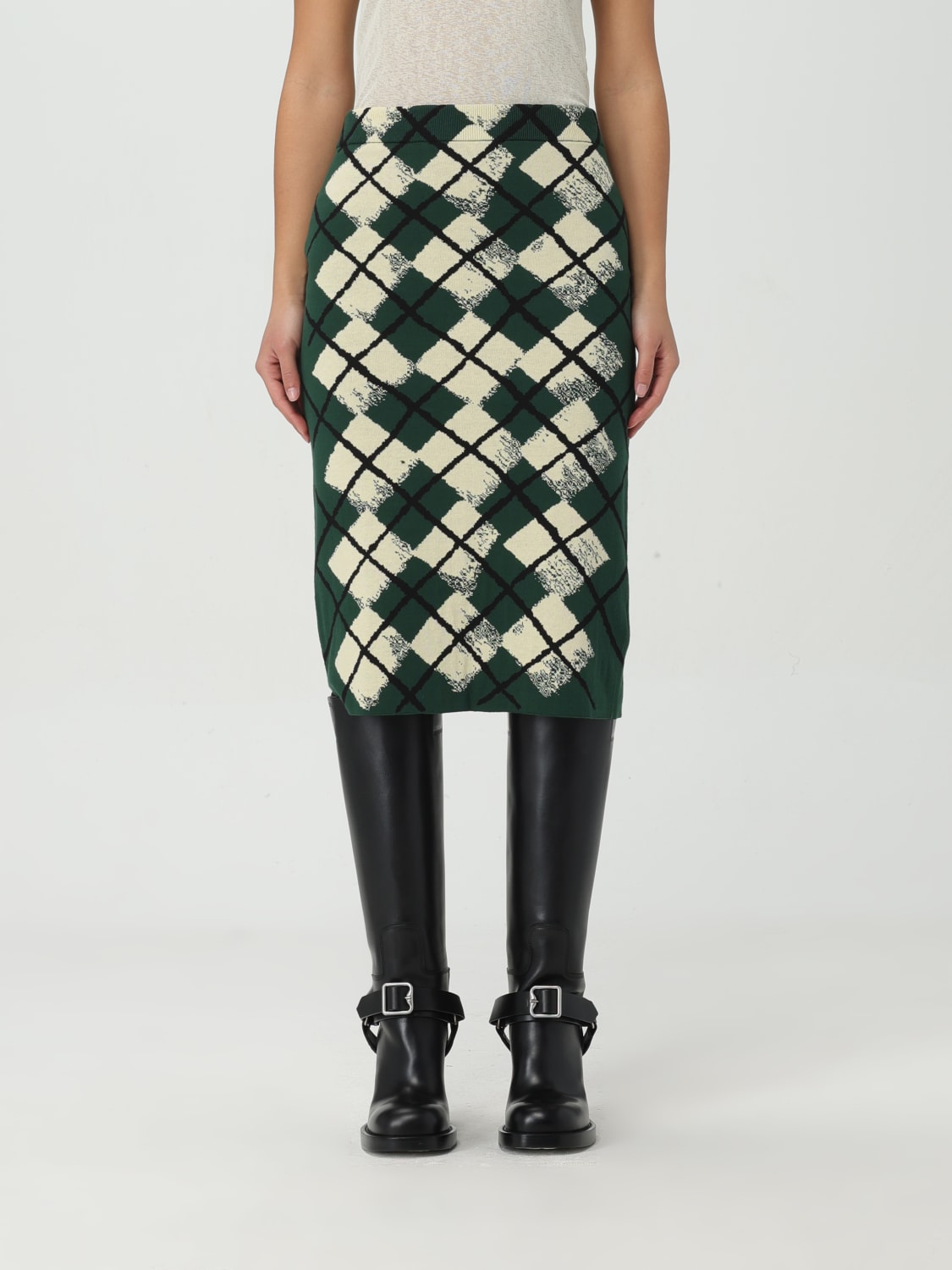 Burberry shop falda verde