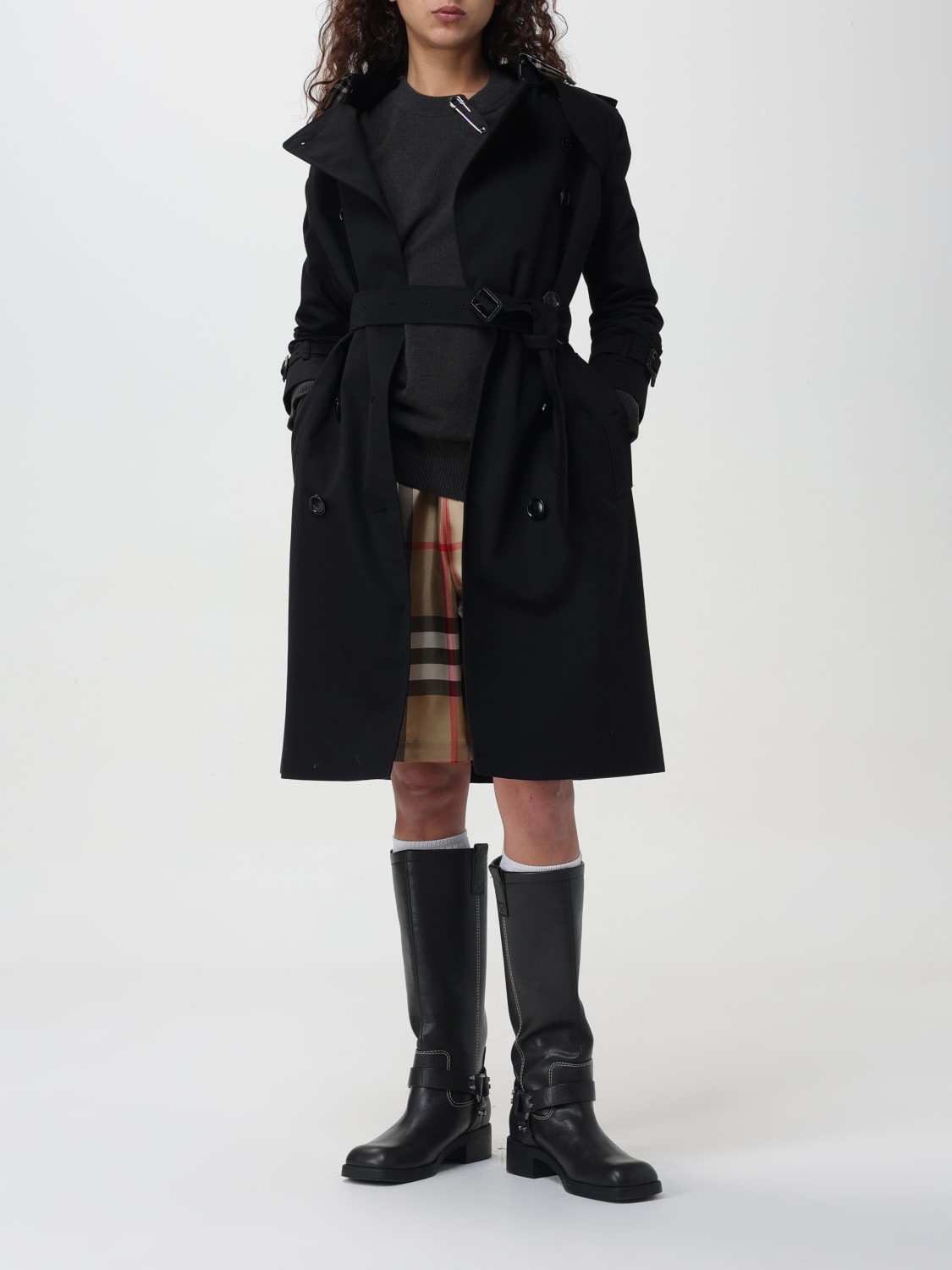 Burberry sweater clearance coat