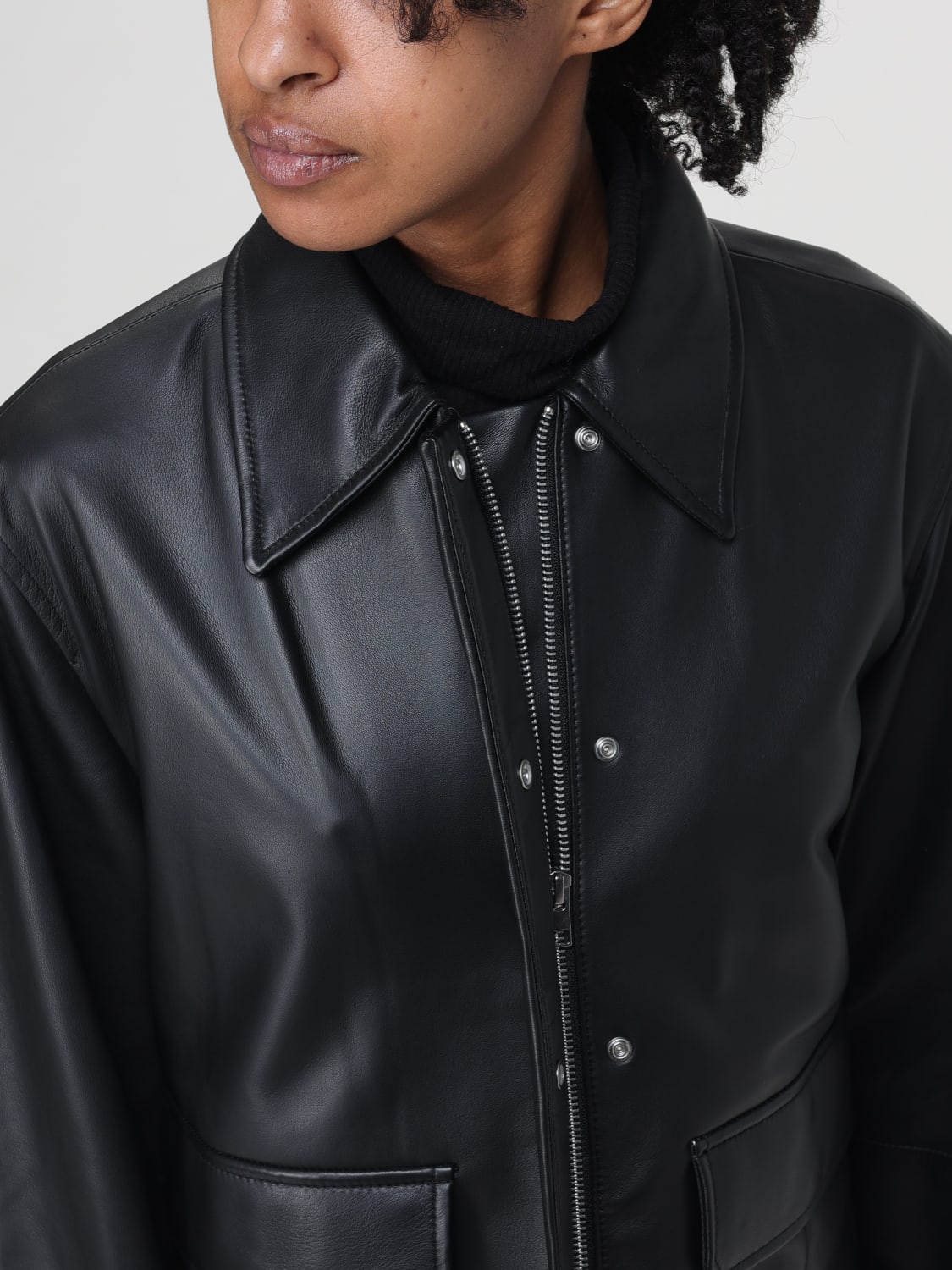 VINCE: jacket for woman - Black | Vince jacket V023191563 online