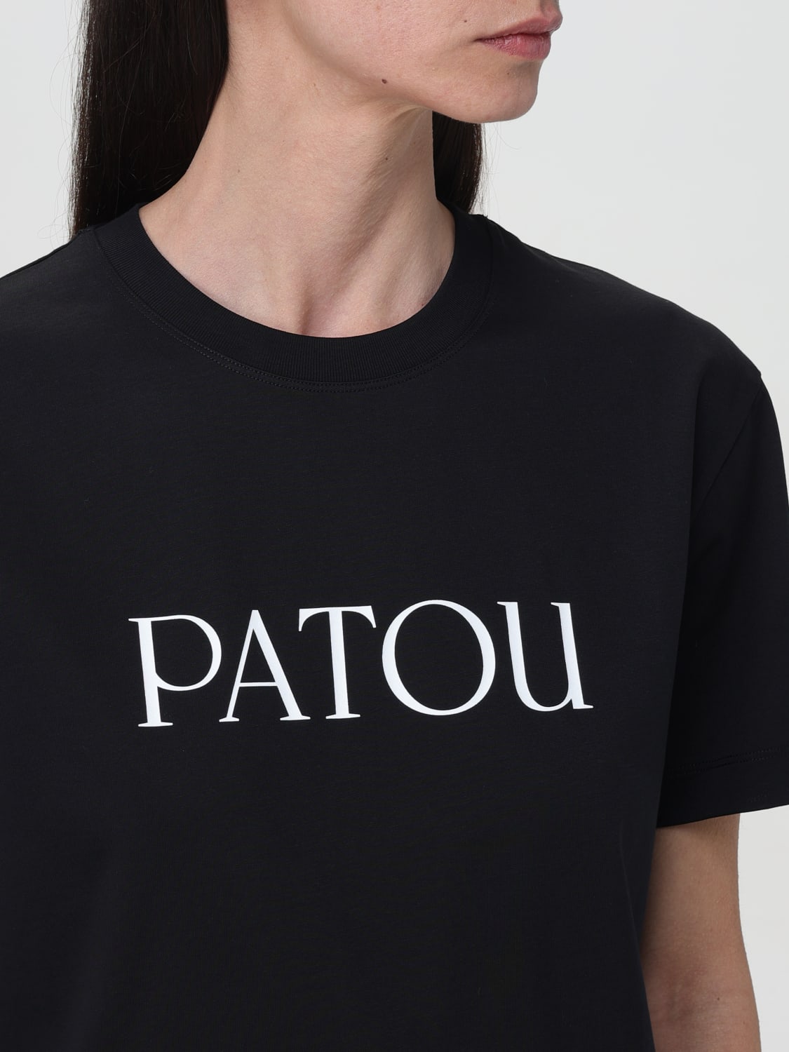 PATOU：Tシャツ レディース - ブラック | GIGLIO.COMオンラインのPATOU ...