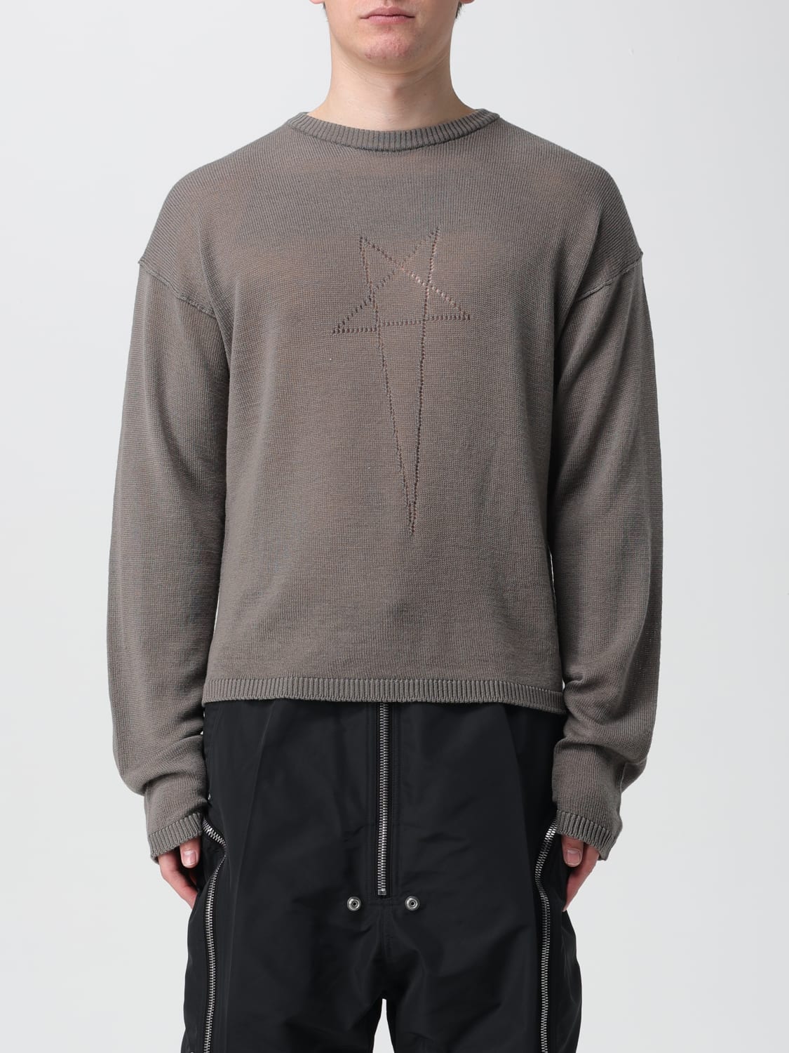 RICK OWENS: Sweat men - Dust | RICK OWENS sweat RU01D3670KMP