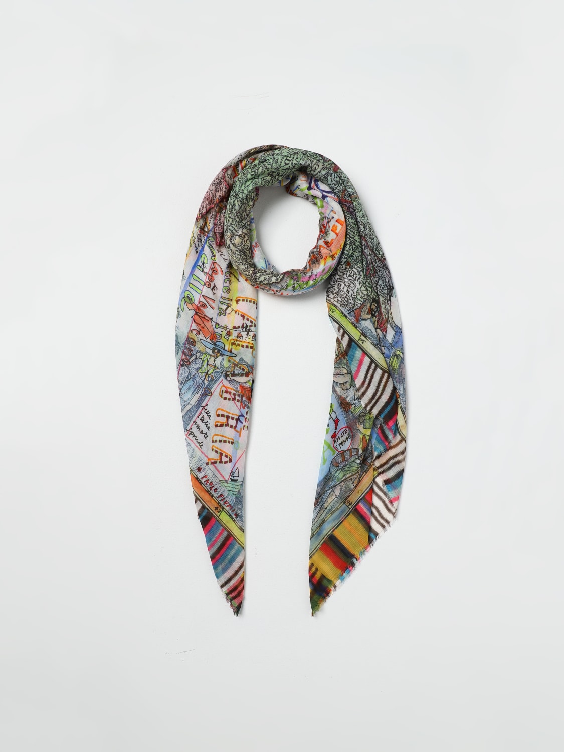 FALIERO SARTI: scarf for woman - Green | Faliero Sarti scarf 2109 