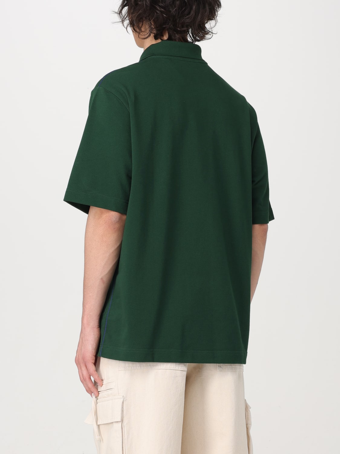 Burberry green hotsell polo shirt