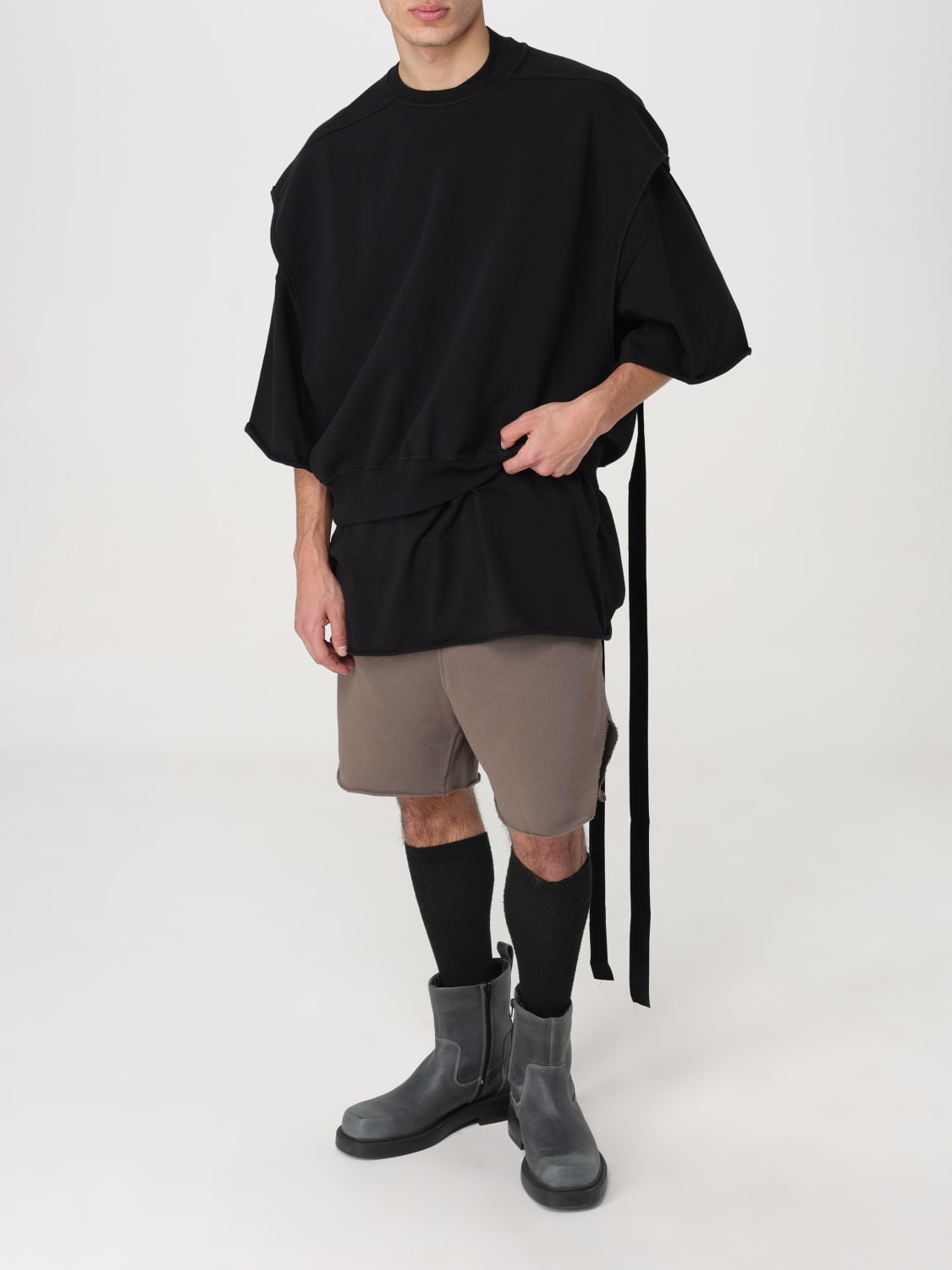 RICK OWENS DRKSHDW: short for man - Rust | Rick Owens Drkshdw