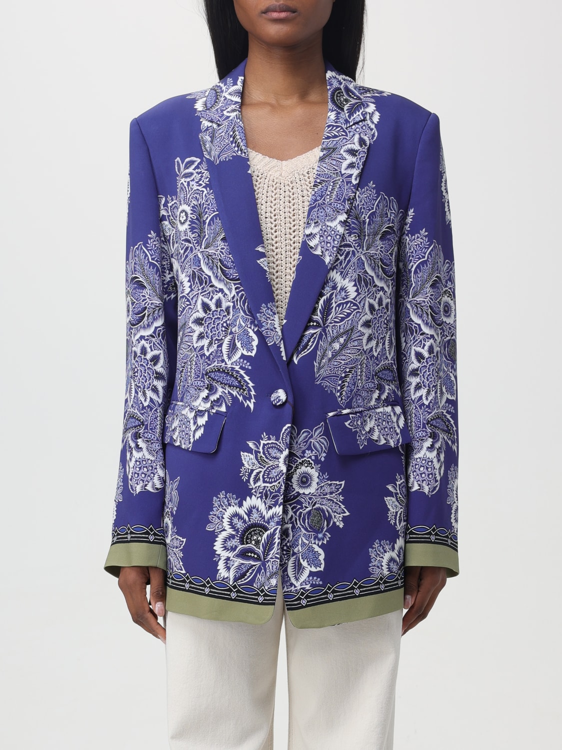 ETRO: jacket for woman - Blue | Etro jacket WRCA001199SPD50 online