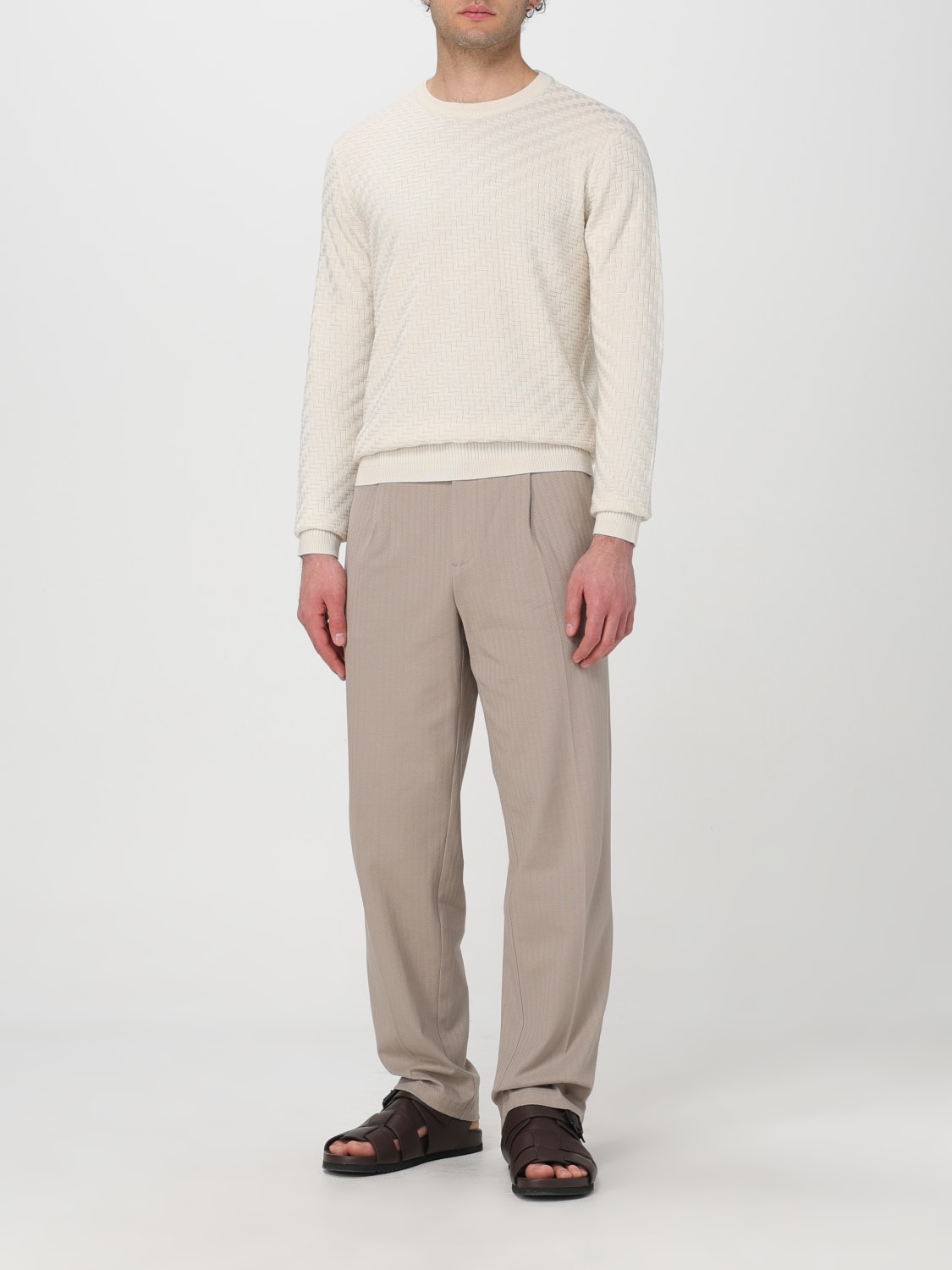 Khaki hotsell armani jumper