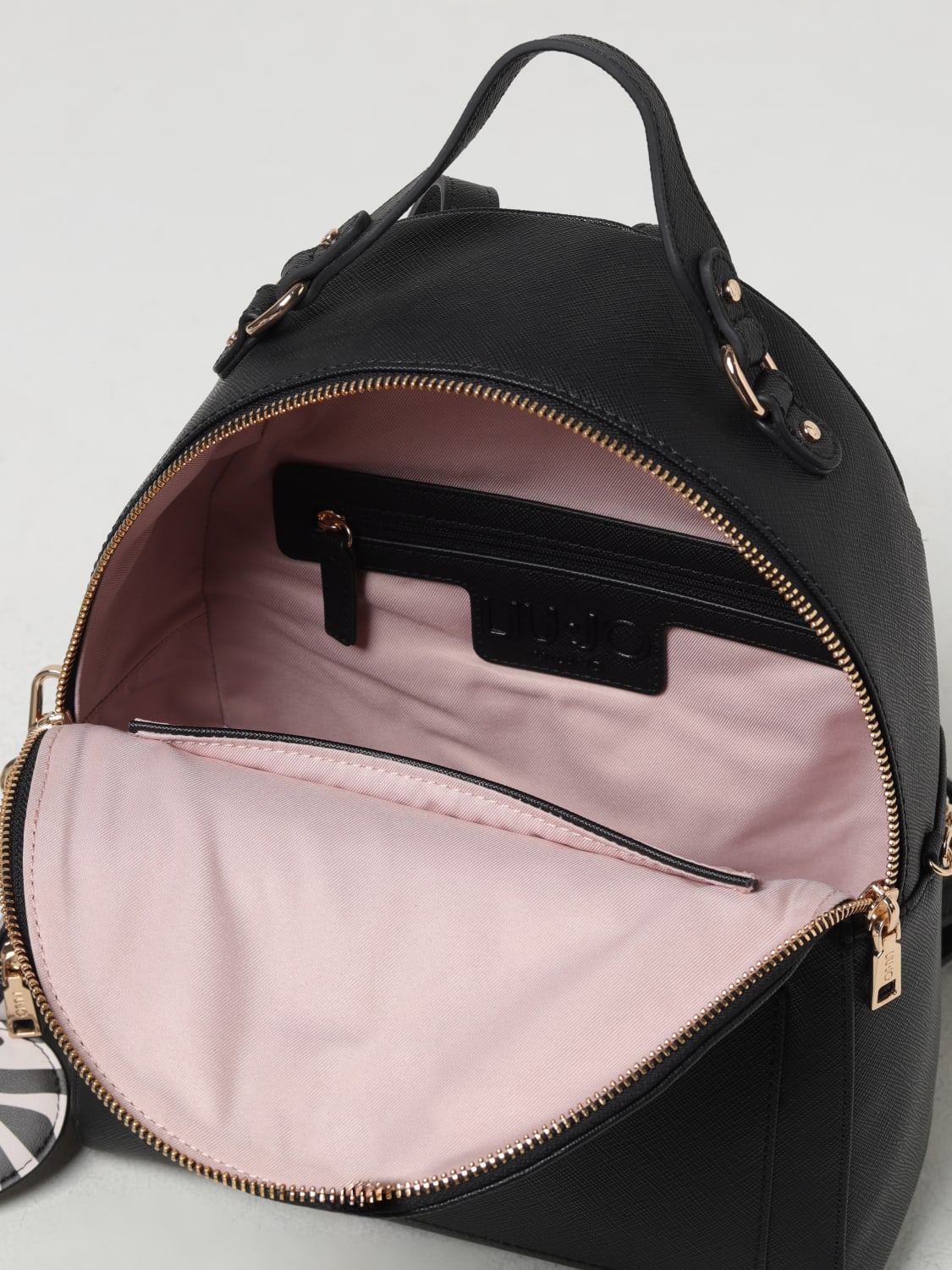 LIU JO: backpack for woman - Black  Liu Jo backpack AA4053E0087 online at