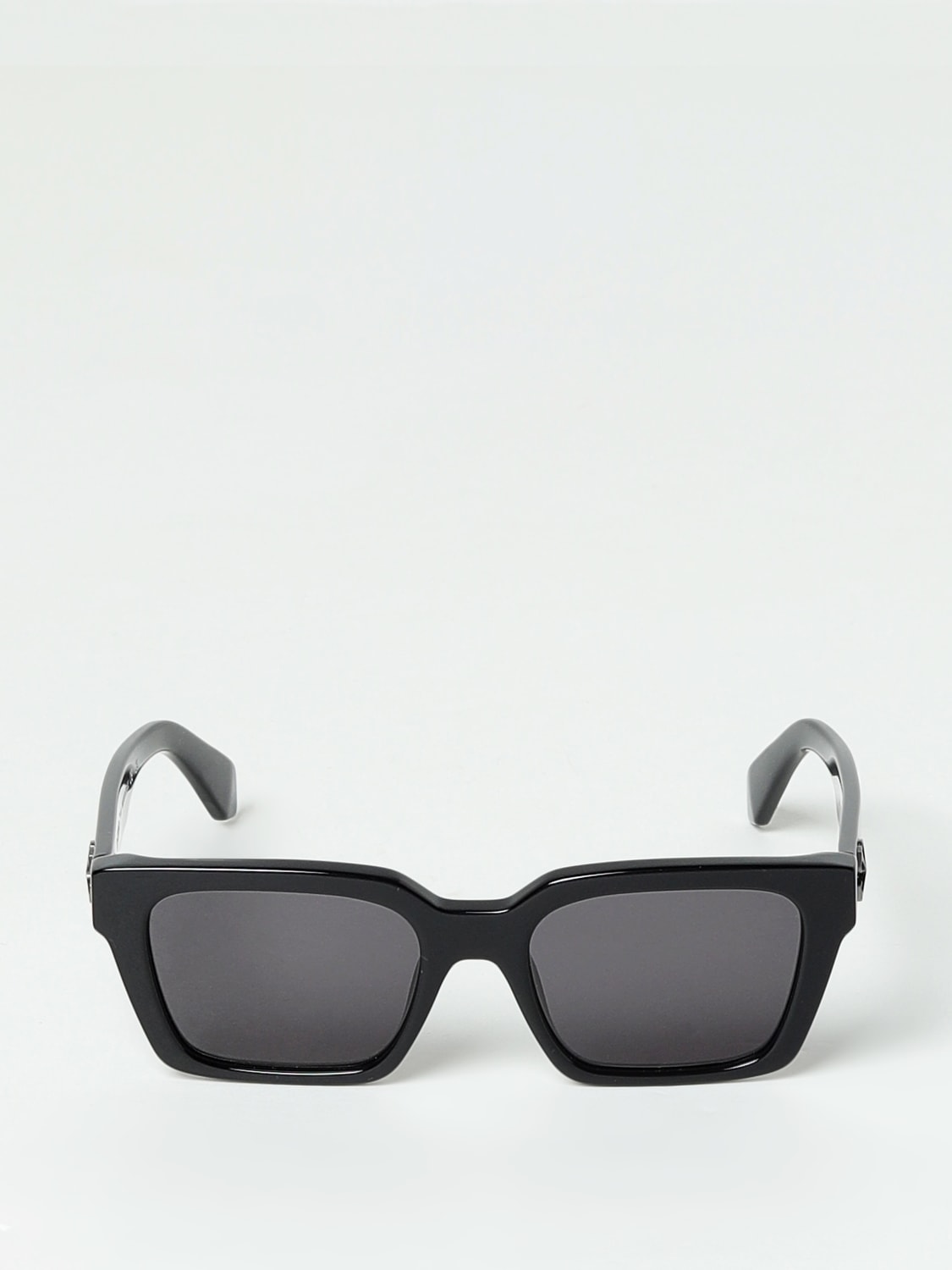 OFF-WHITE Branson Square Sunglasses Black/Dark Grey  (OERI111S24PLA0011007-FR) in Acetate/Metal - US