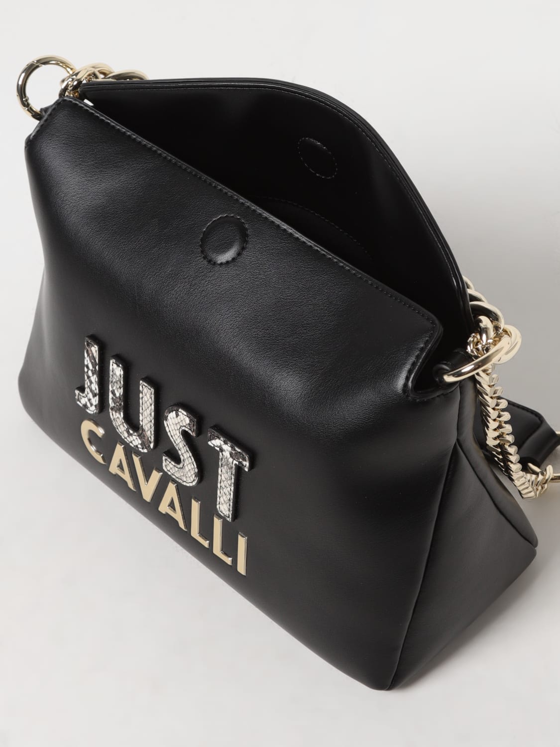 Just Cavalli Shoulder bags Women 75RA4BA1ZS796899 Polyester Black 240€