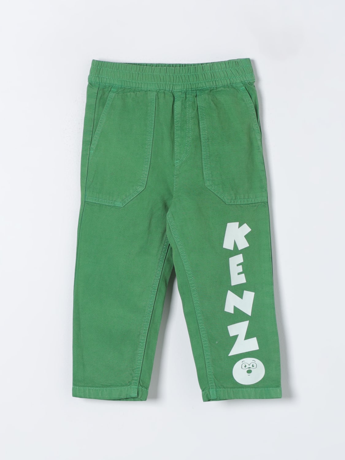 KENZO KIDS：パンツ ボーイ - グリーン | GIGLIO.COMオンラインのKENZO