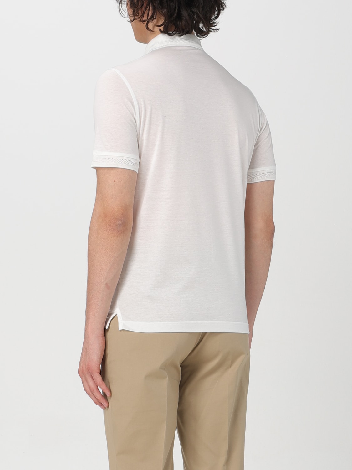 CORNELIANI：ポロシャツ メンズ - ホワイト | GIGLIO.COMオンラインの