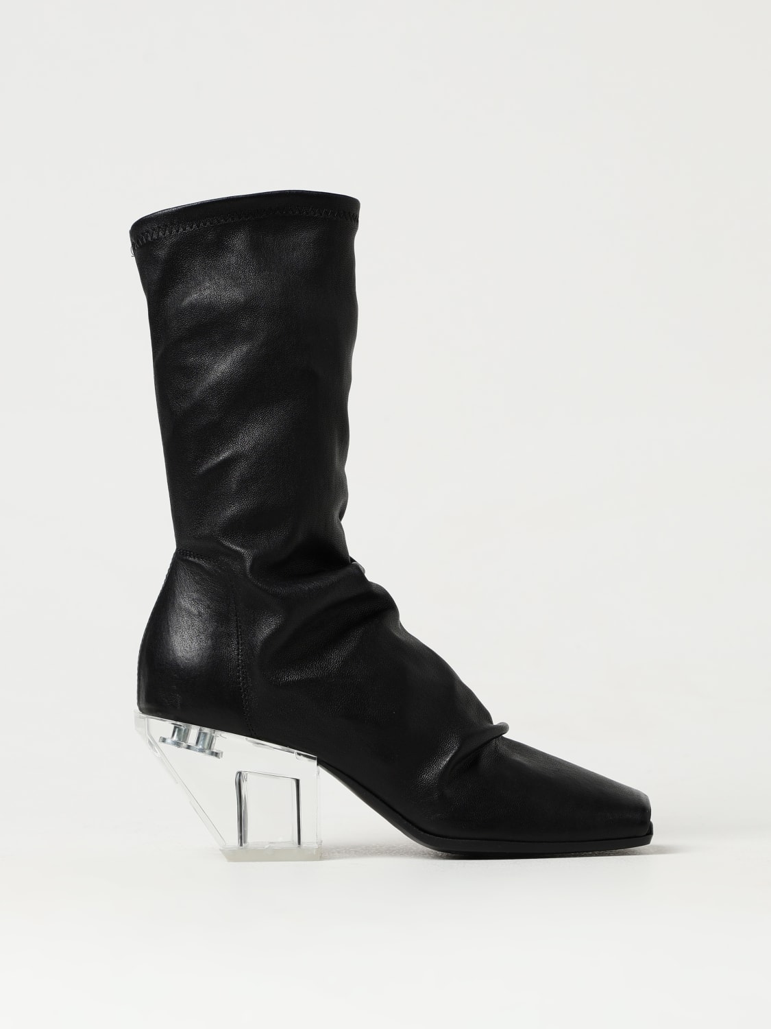 RICK OWENS：ブーツ レディース - ブラック | GIGLIO.COMオンラインの