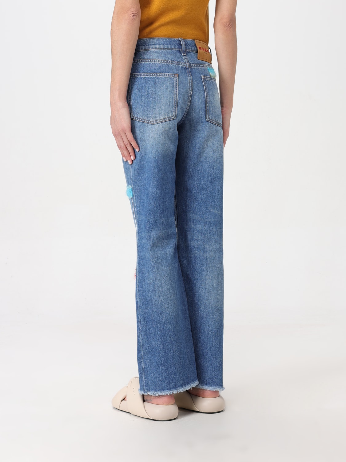 MARNI: Pants woman - Blue  MARNI pants PAJD0257M4USCW23 online at