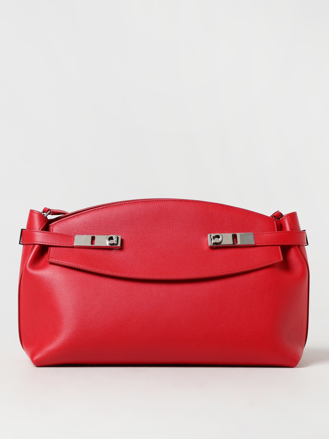 FERRAGAMO: Shoulder bag woman - Red | FERRAGAMO crossbody bags 215890 ...
