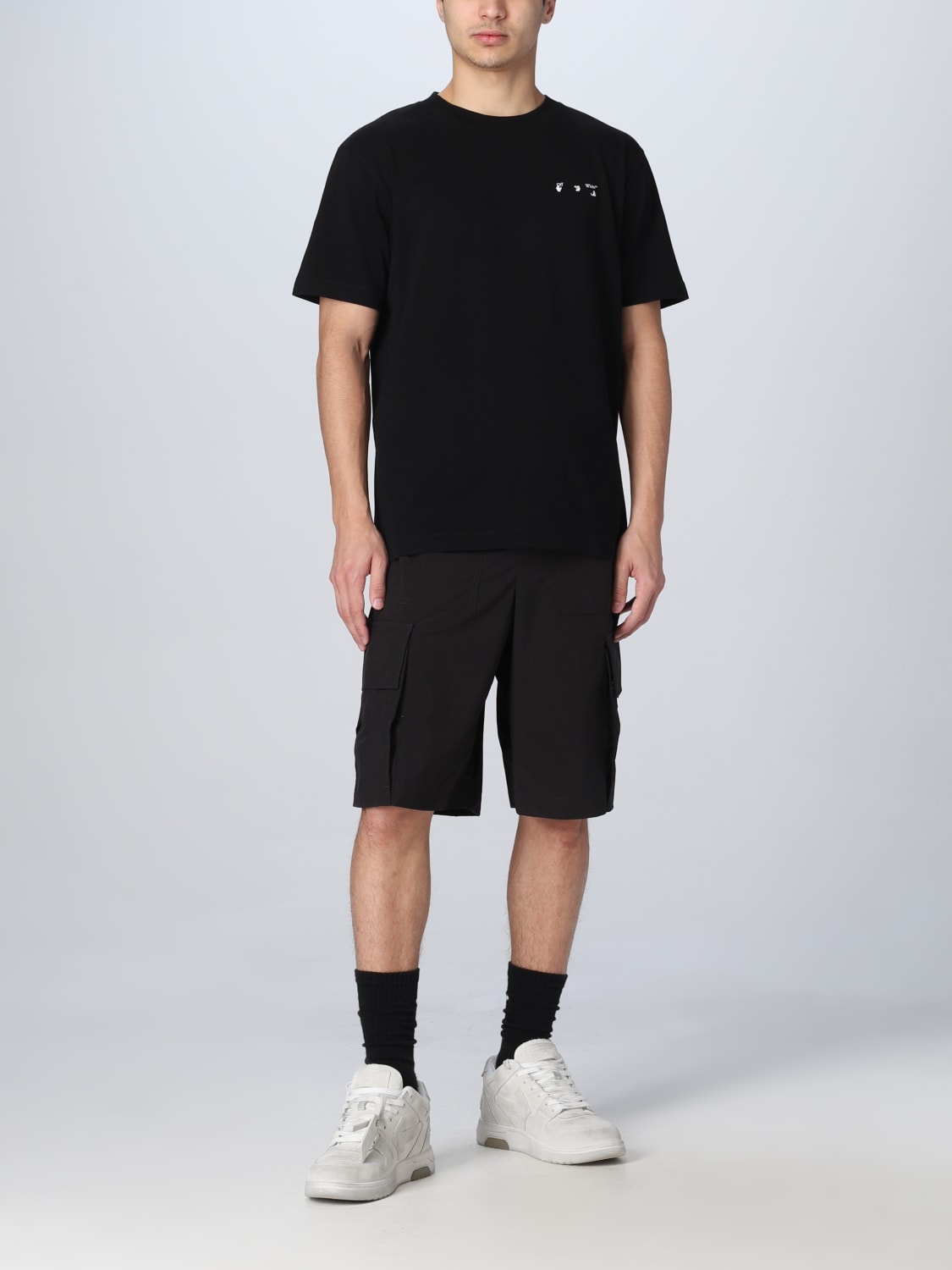 OFF-WHITE：ショートパンツ メンズ - ブラック | GIGLIO.COMオンライン