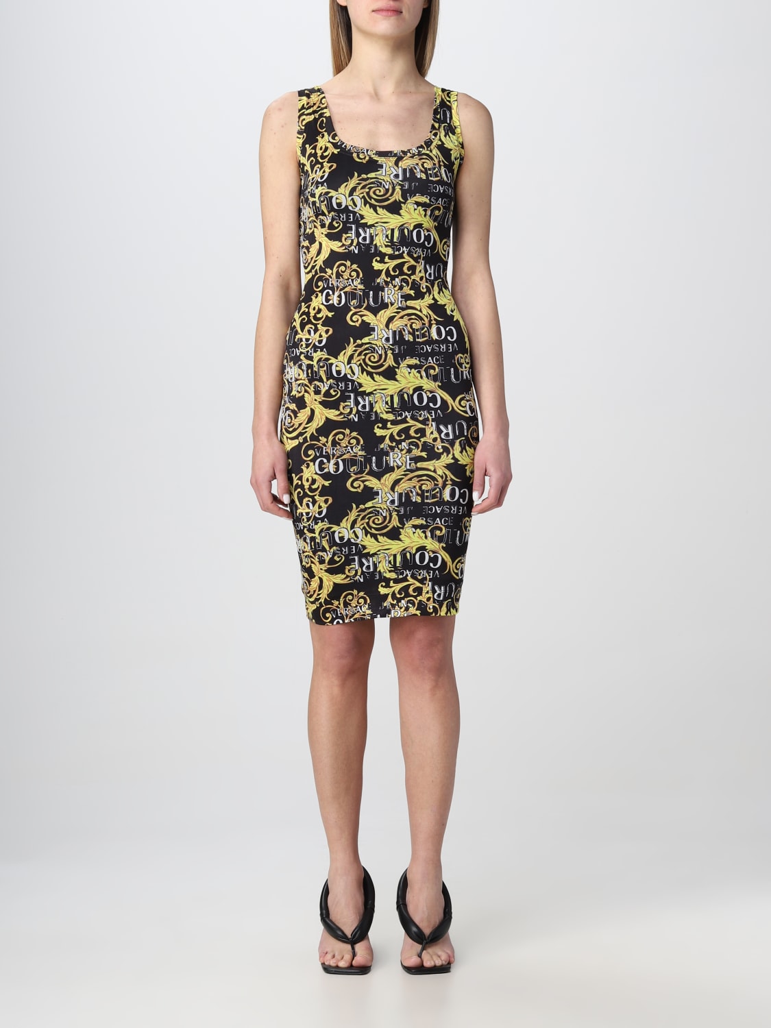 Versace Jeans Couture dress in stretch fabric