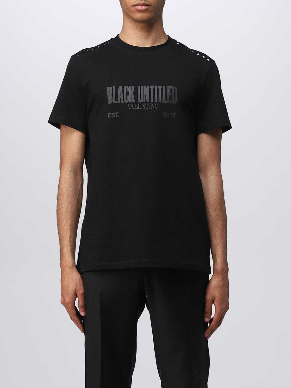 Valentinoアウトレット：Tシャツ メンズ - ブラック | GIGLIO.COM