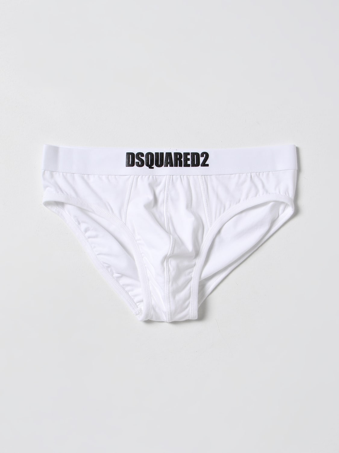 DSQUARED2 Outlet: briefs in stretch cotton - Black