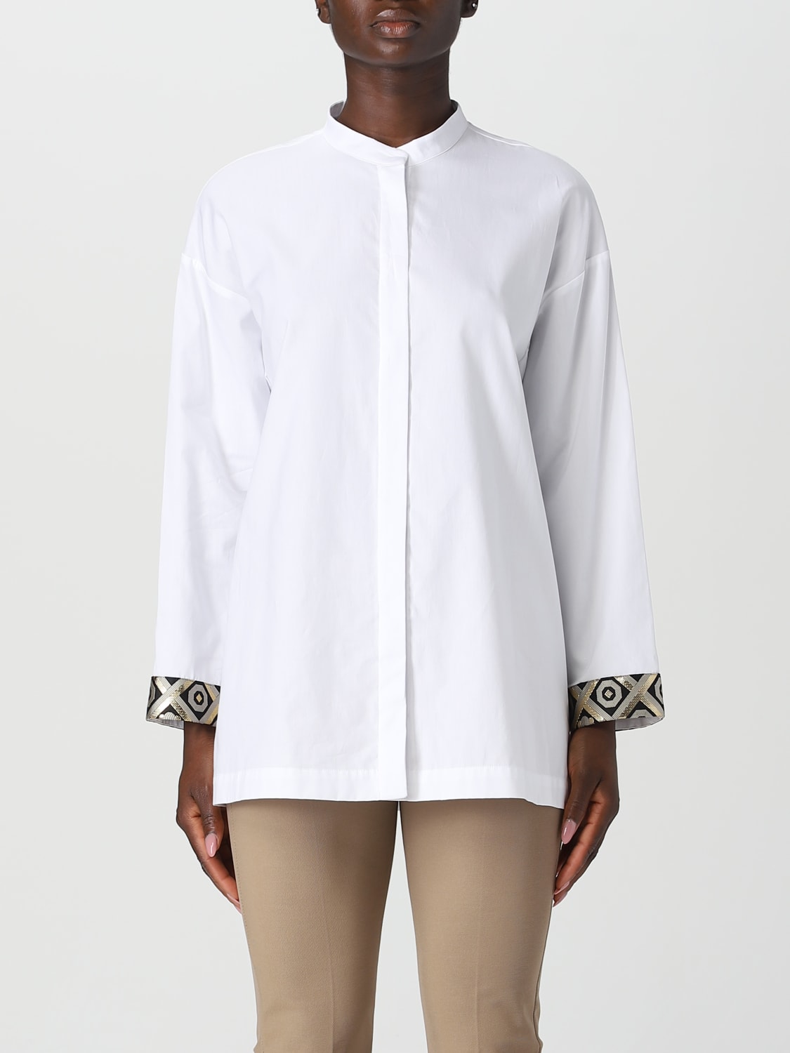 S MAX MARA: S Max Mara shirt in cotton - White | 'S Max Mara shirt 
