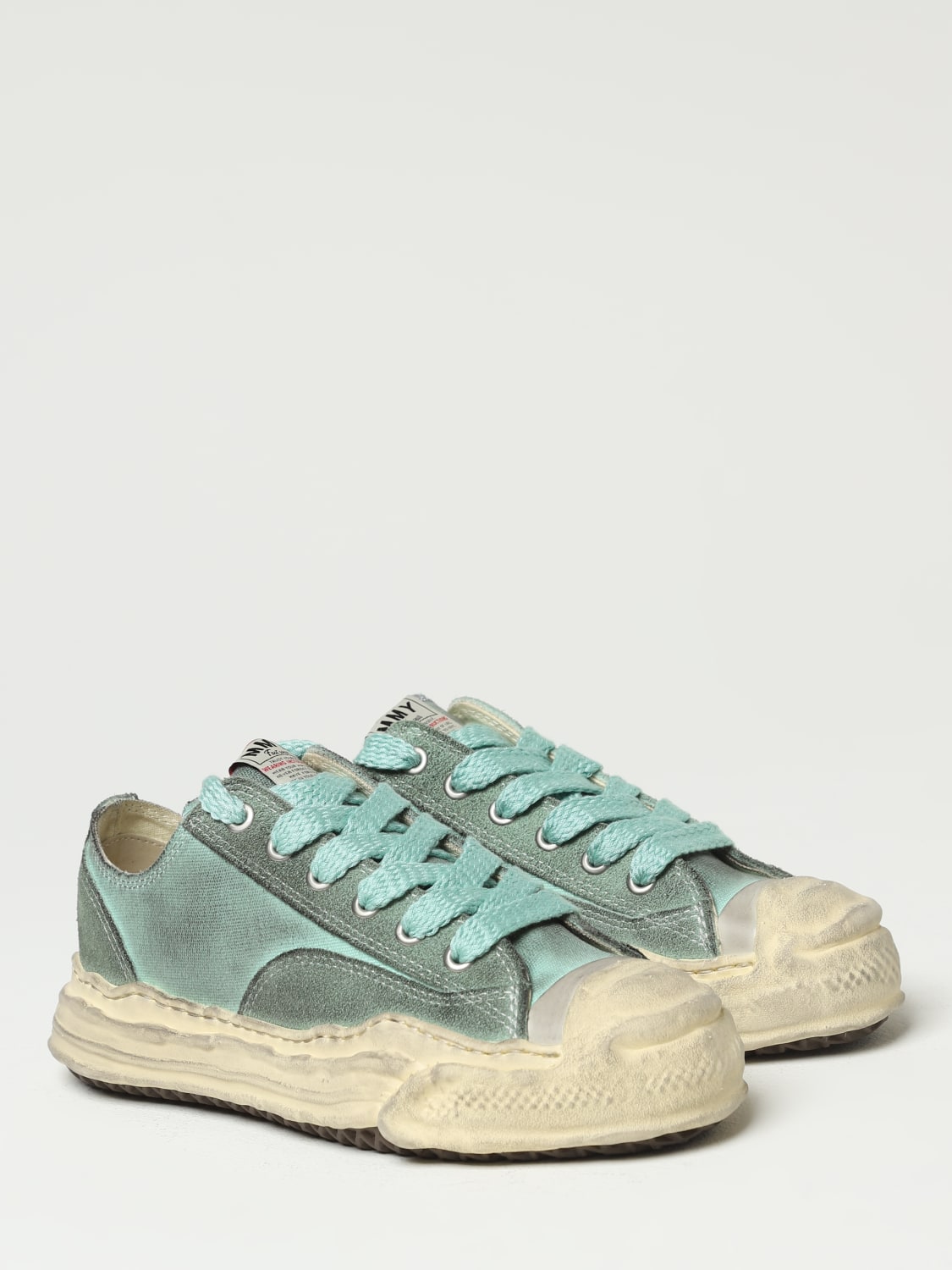 MAISON MIHARA YASUHIRO: Sneakers men - Green | MAISON MIHARA