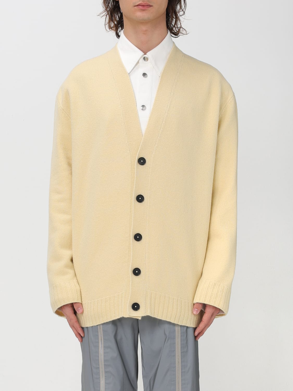 JIL SANDER：セーター メンズ - オレンジ | GIGLIO.COMオンラインのJIL SANDER カーディガン  J22HP0005J14506