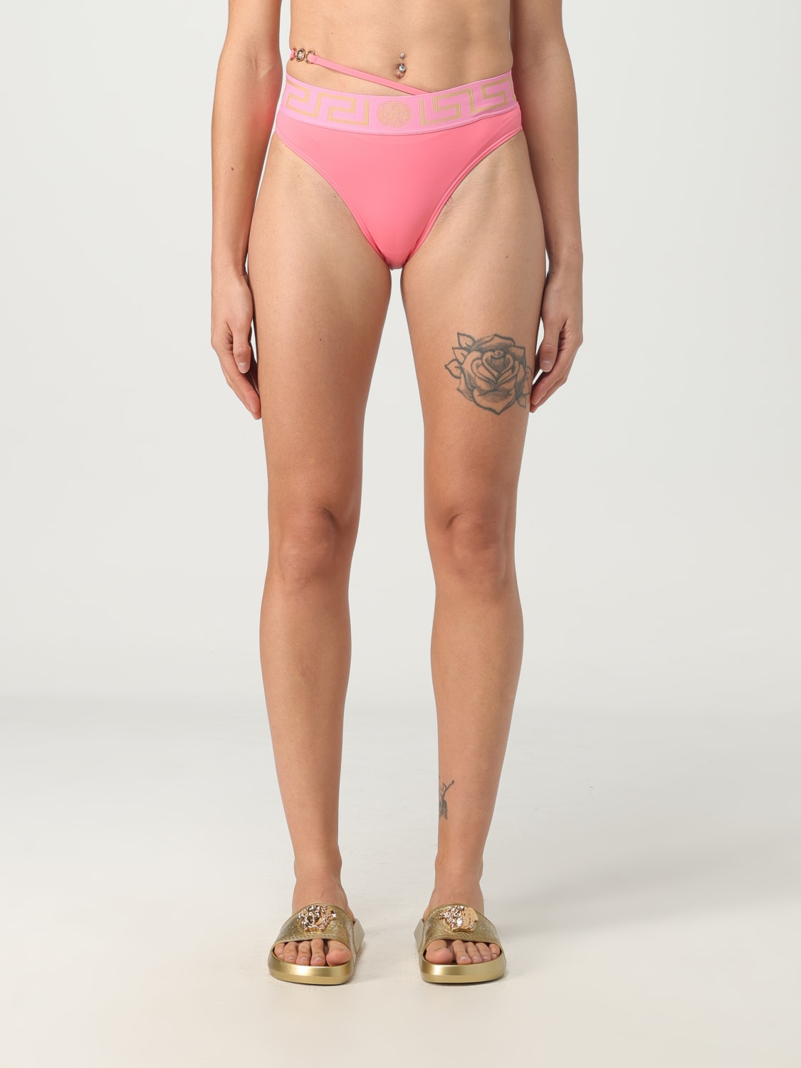 VERSACE: swimsuit for woman - Pink