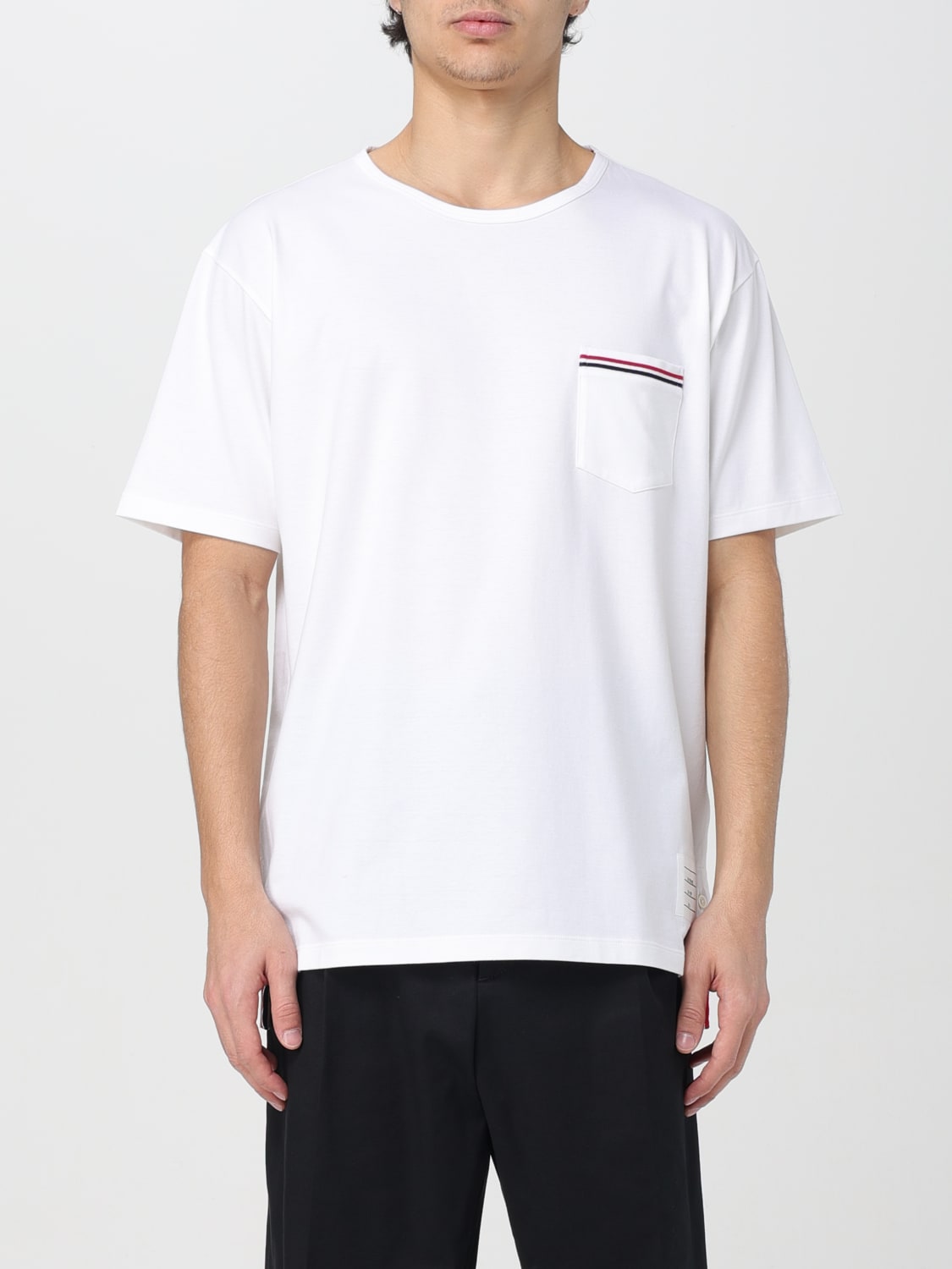 THOM BROWNE：Tシャツ メンズ - ホワイト | GIGLIO.COMオンラインの ...