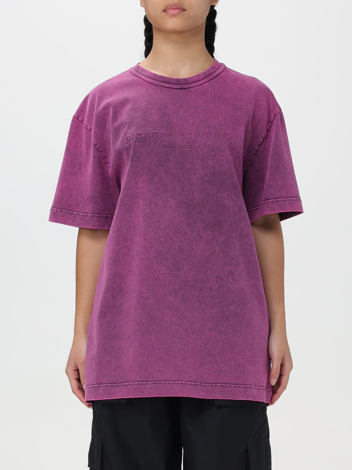 ALEXANDER WANG：Tシャツ レディース - ピンク | GIGLIO.COMオンライン
