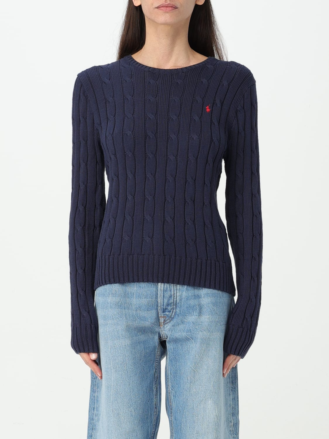 Sweater Polo Ralph Lauren Woman Color Blue