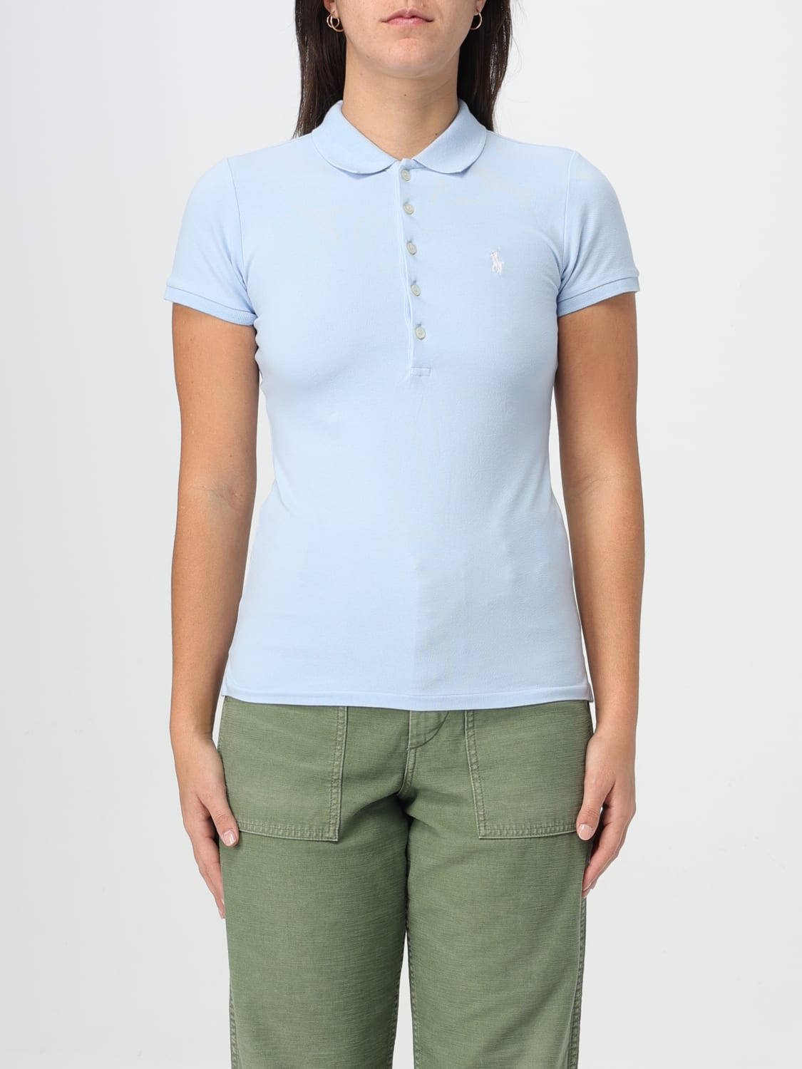 Polo Shirt Polo Ralph Lauren Woman Color Blue