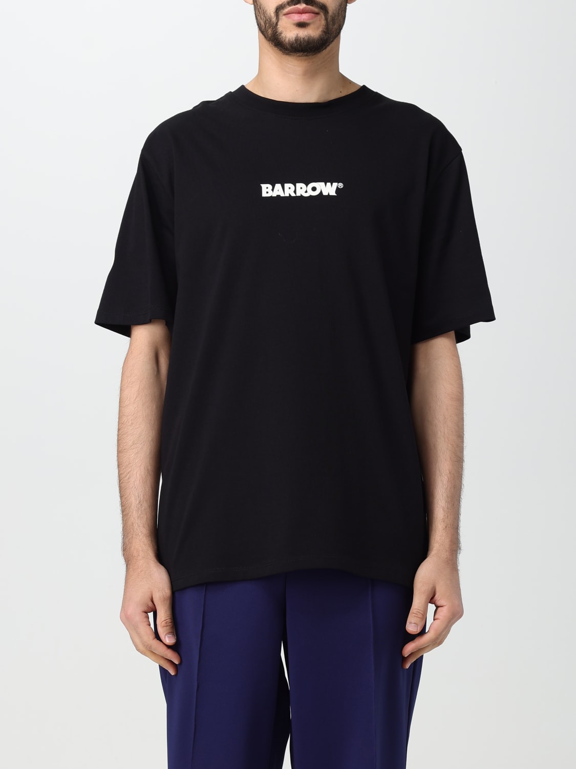 BARROW: T-shirt men - Black | BARROW t-shirt S4BWUATH142 online at ...