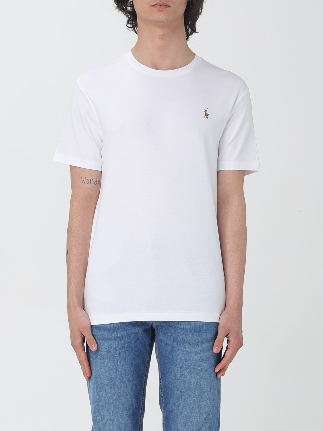 POLO RALPH LAUREN: T-shirt men - White | POLO RALPH LAUREN t-shirt ...