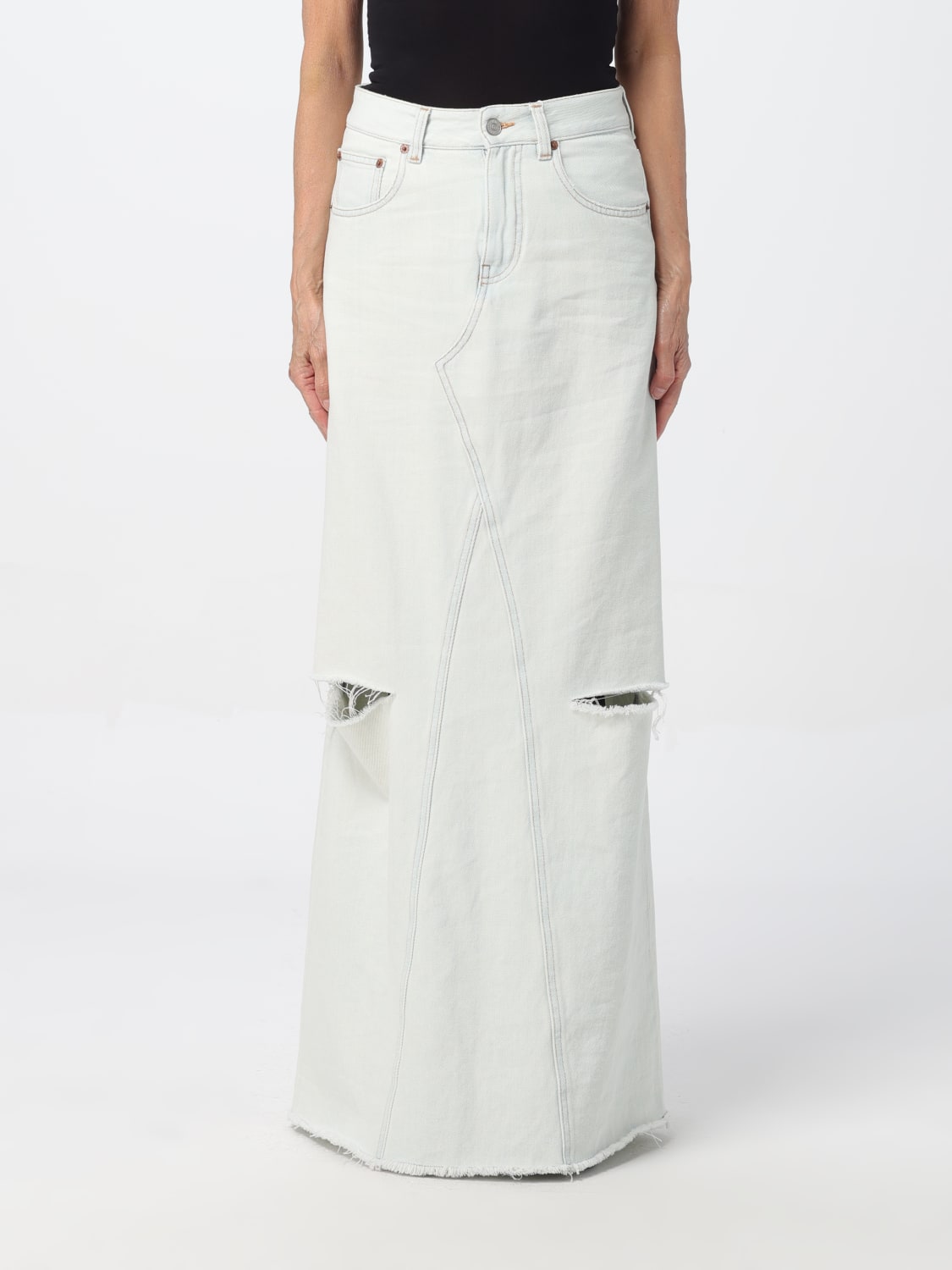 White skirt discount maison margiela