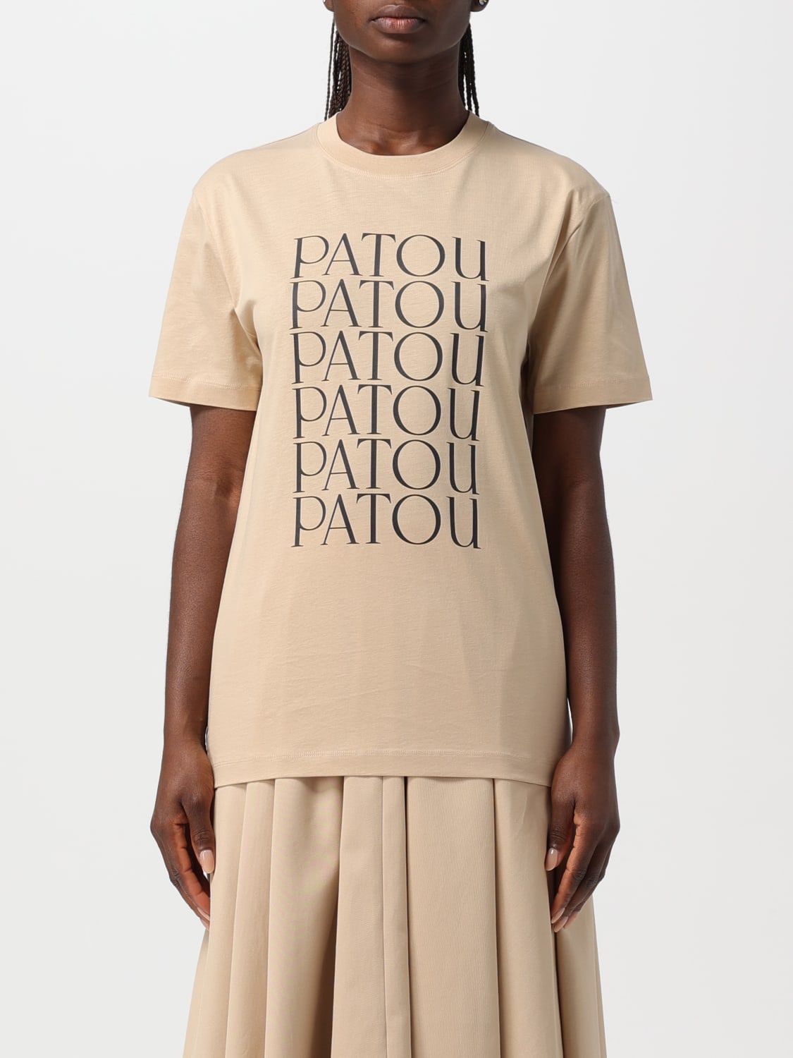 PATOU：Tシャツ レディース - ベージュ | GIGLIO.COMオンラインのPatou