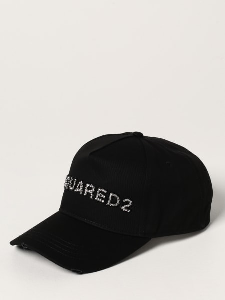 Cappello da baseball Dsquared2 con logo di strass