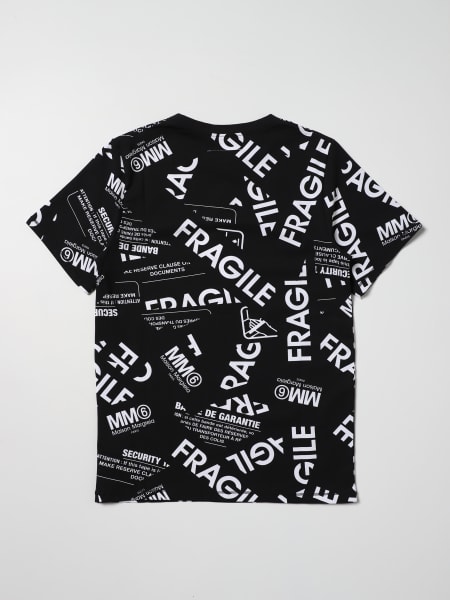 Balenciaga T-Shirt Maison With Logo Pattern