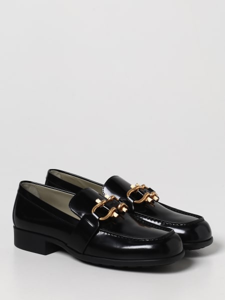 Heel & Buckle London Black with Gold Horse-bit loafer 39