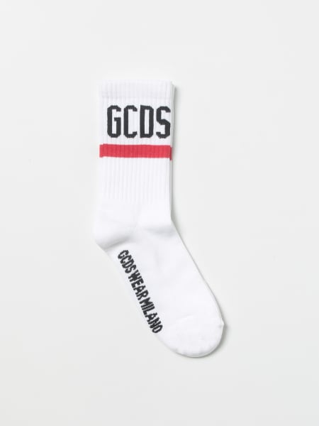 Gcds: Calze GCDS in cotone stretch con logo jacquard