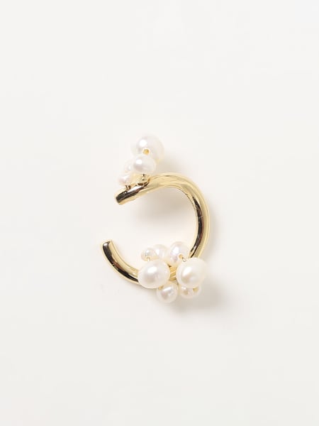 Completedworks donna: Ear Cuff Surfacing Completedworks in argento riciclato e perle