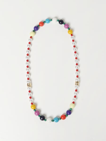 Apnea: Collana Liana Apnea con perle in legno multicolor