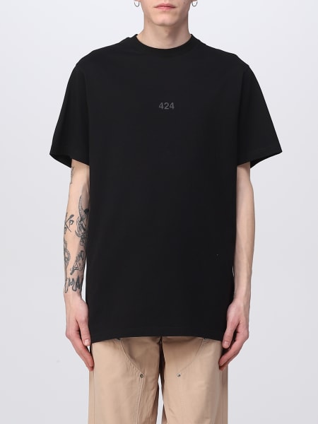 424 uomo: T-shirt 424 con logo