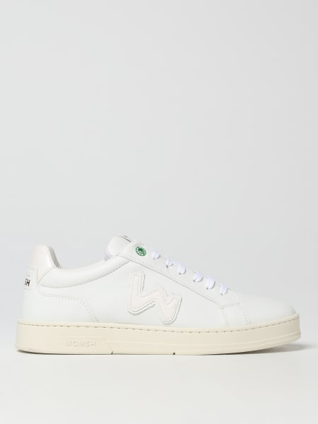 Sneakers Double Womsh in pelle vegana a grana