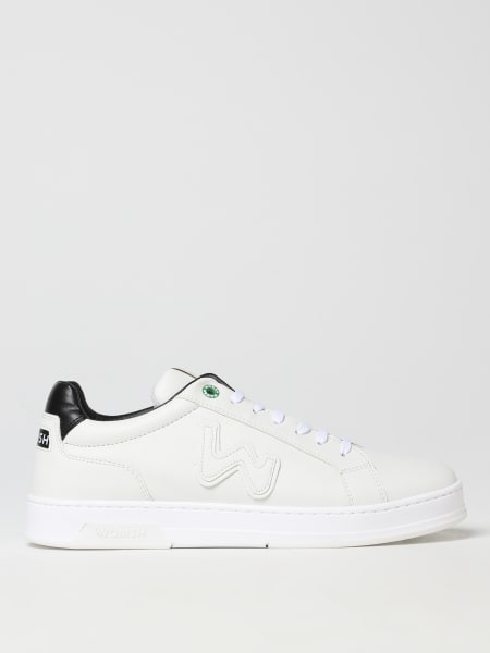 Sneakers Double Womsh in pelle vegana a grana