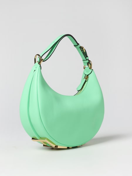 FENDI: bag in leather - Pink  Fendi shoulder bag 8BR798A5DY