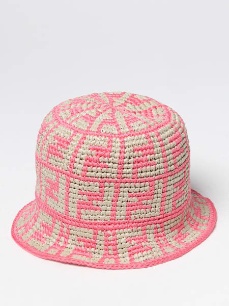 Fendi FF Jacquard Cashmere-Blend Bucket Hat