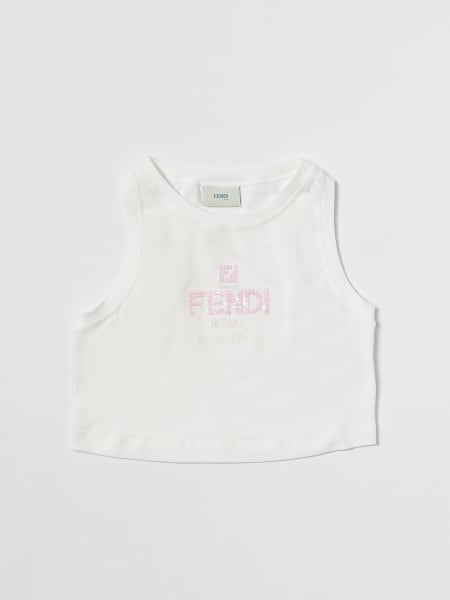 Fendi girls cotton top