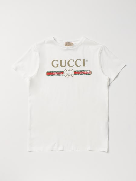 T-shirt Gucci in cotone con logo