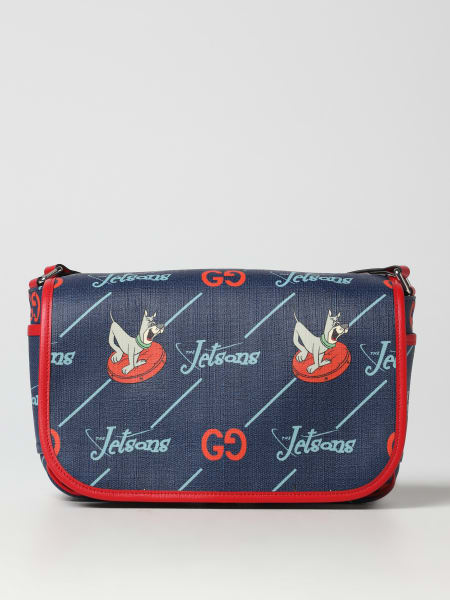 The Jetsons© x Gucci bag in coated cotton with all-over print